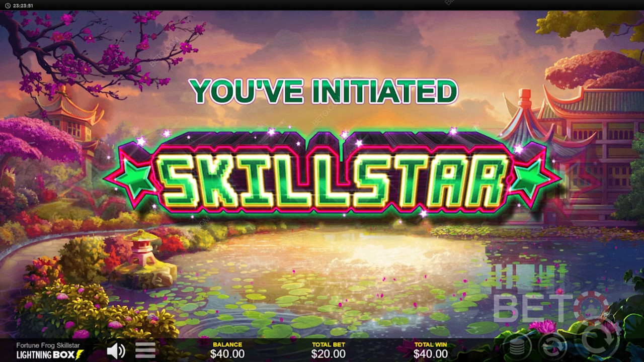 Zahrajte si Fortune Frog Skillstar Slot Machine a získejte přístup k funkci roztočení zdarma