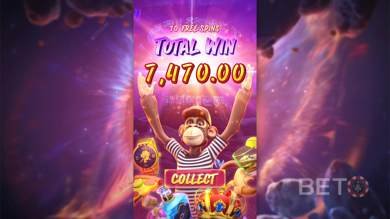 Vyhrajte 10 000x svou sázku v online slotu Wild Ape #3258!