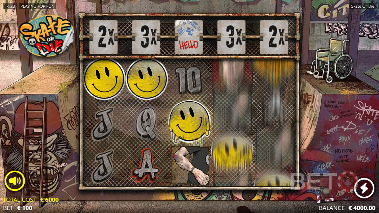 Skate or Die Recenze podle BETO Slots