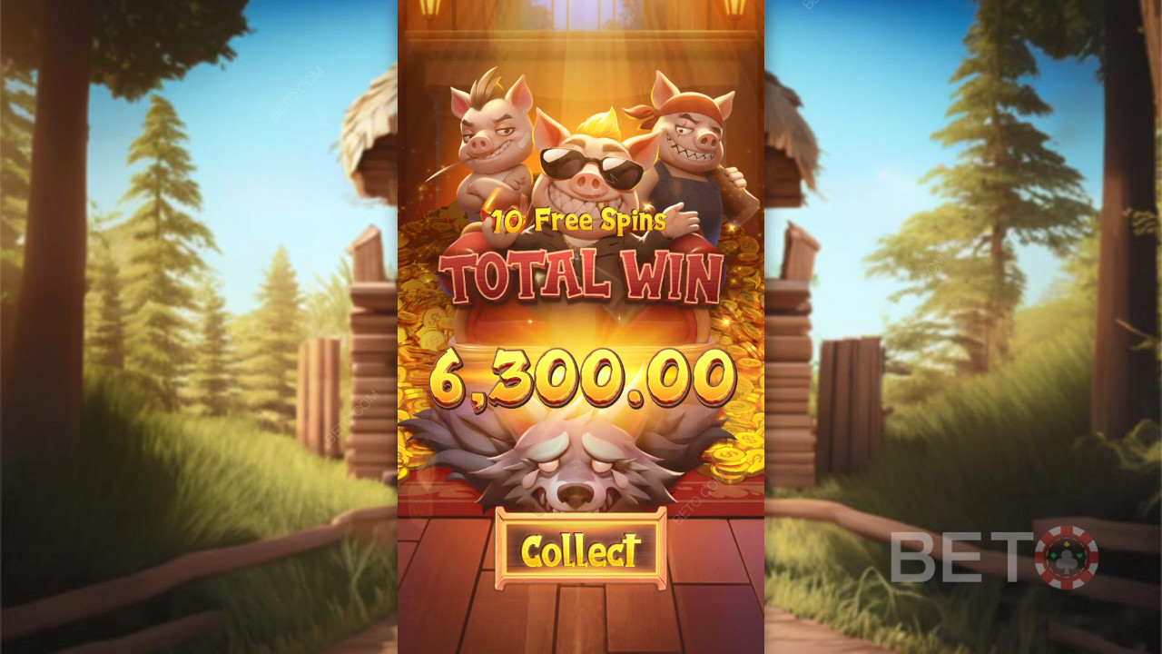 Vyhrajte 2 500x svou sázku ve slotu Three Crazy Piggies!