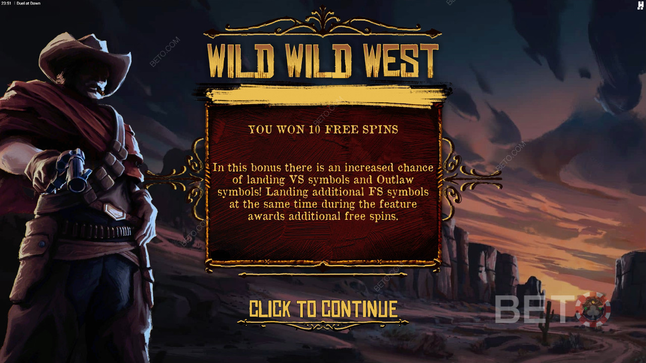 Vyhrajte 15 000x svou sázku v online automatu Duel At Dawn!
