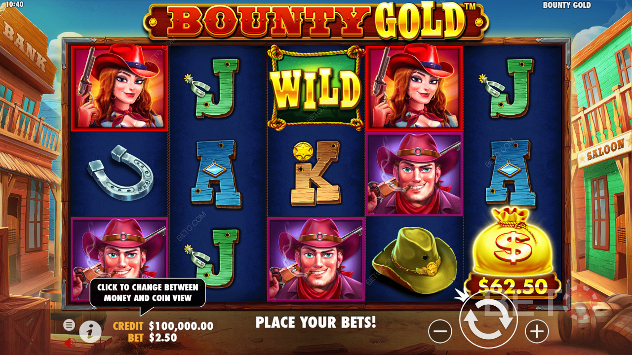 Bounty Gold generuje 25 výherních řad
