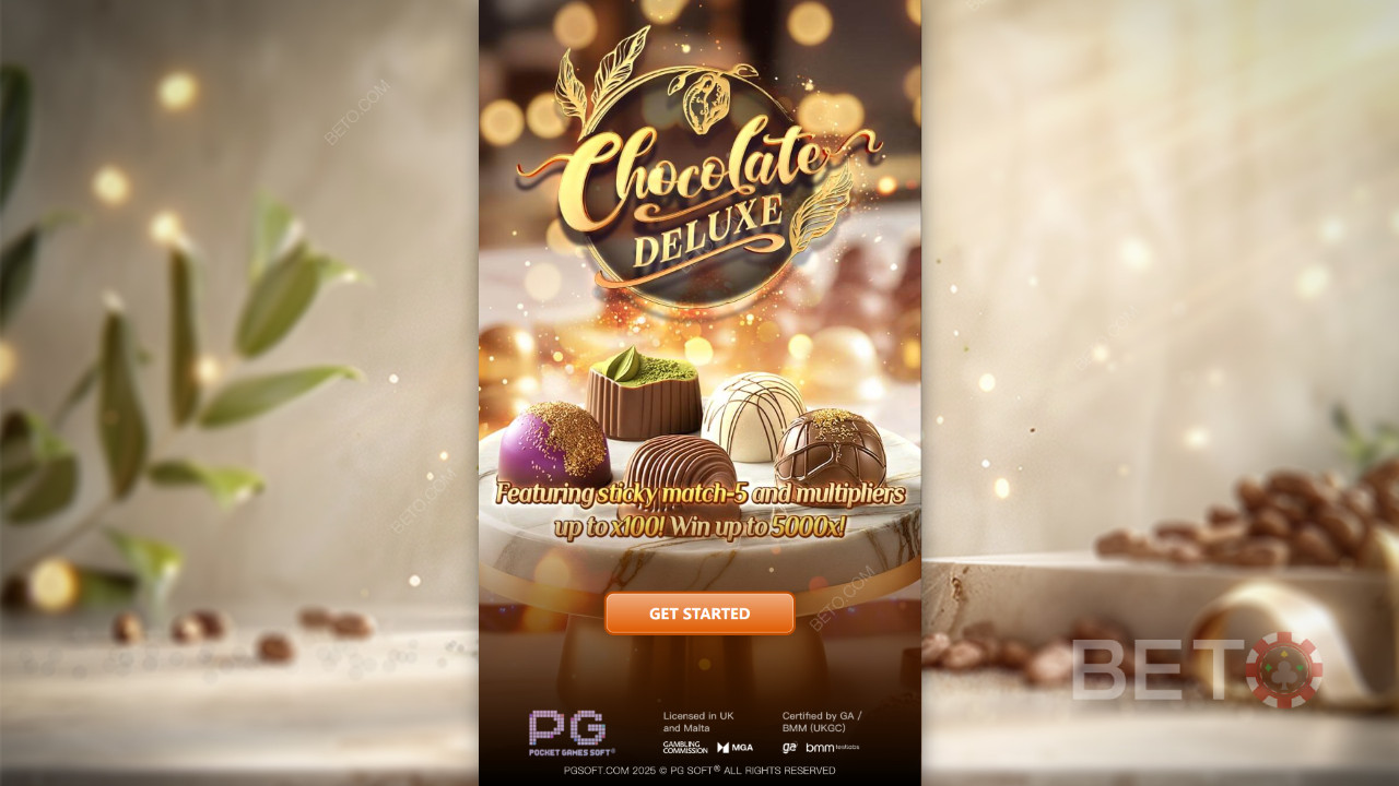 Vyhrajte 5 000x svou sázku ve video automatu Chocolate Deluxe!