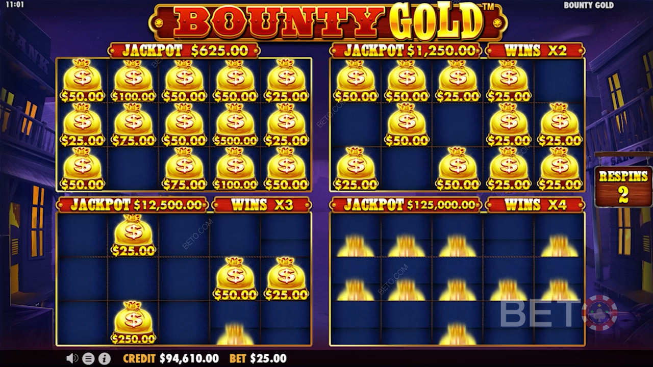 Speciální bonus Money Re-Spin společnosti Bounty Gold