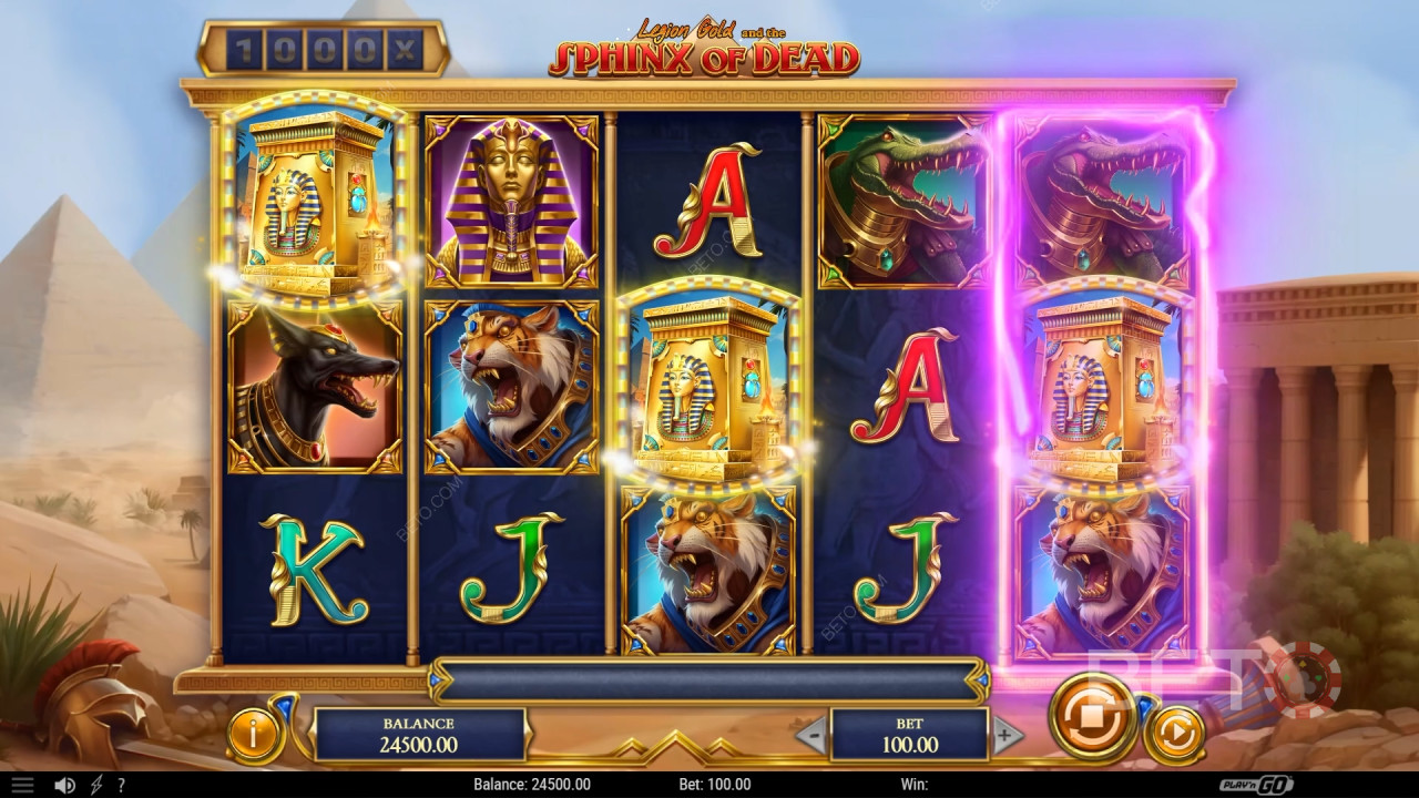 Legion Gold and the Sphinx of Dead Recenze podle BETO Slots
