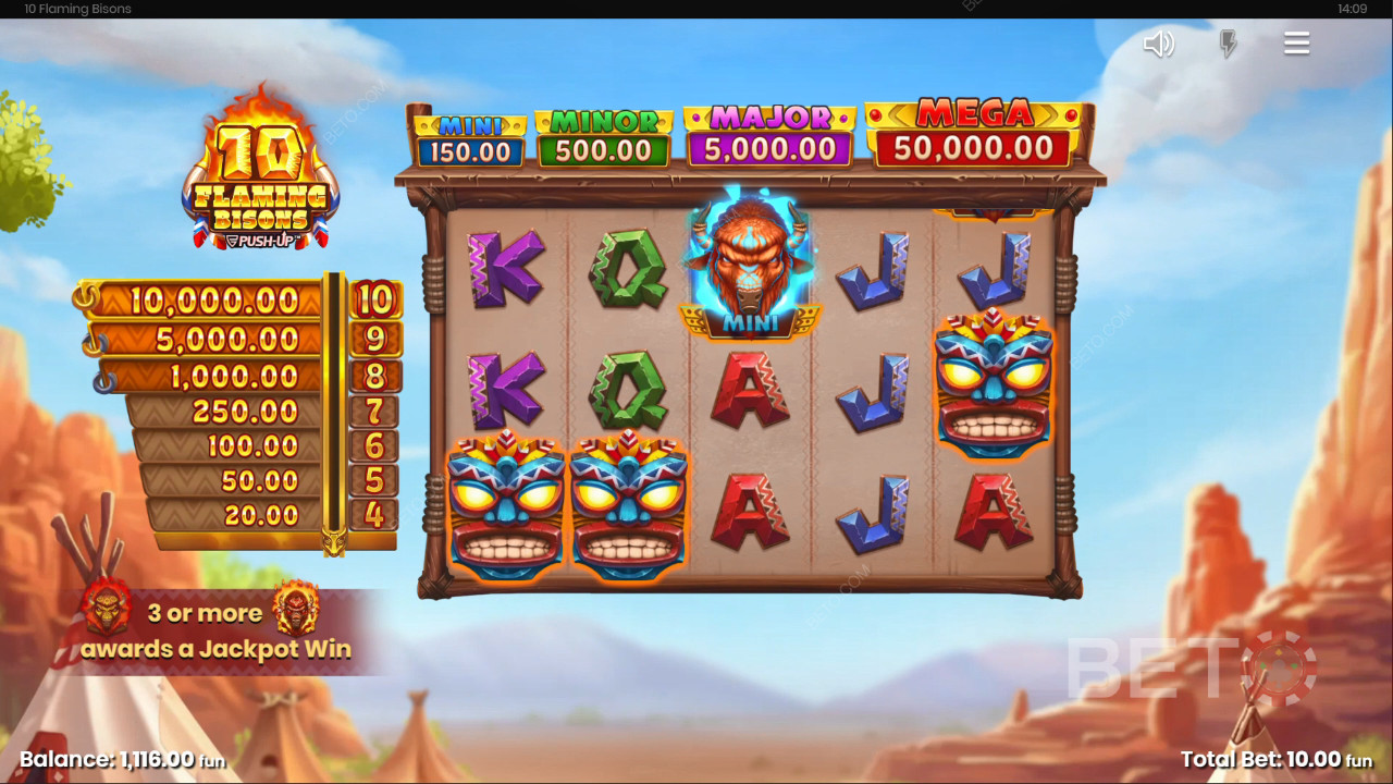 10 Flaming Bisons Recenze podle BETO Slots