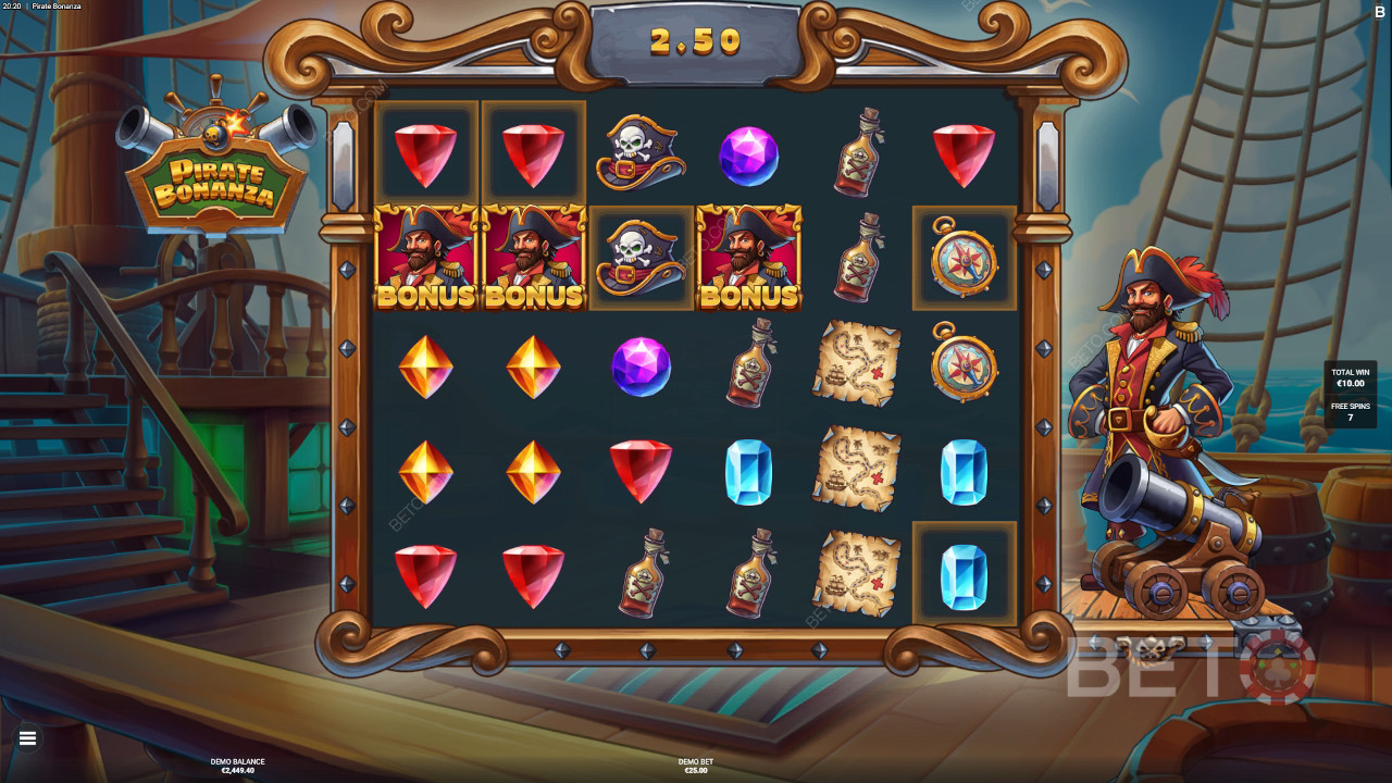 Jak hrát Pirate Bonanza od Backseat Gaming