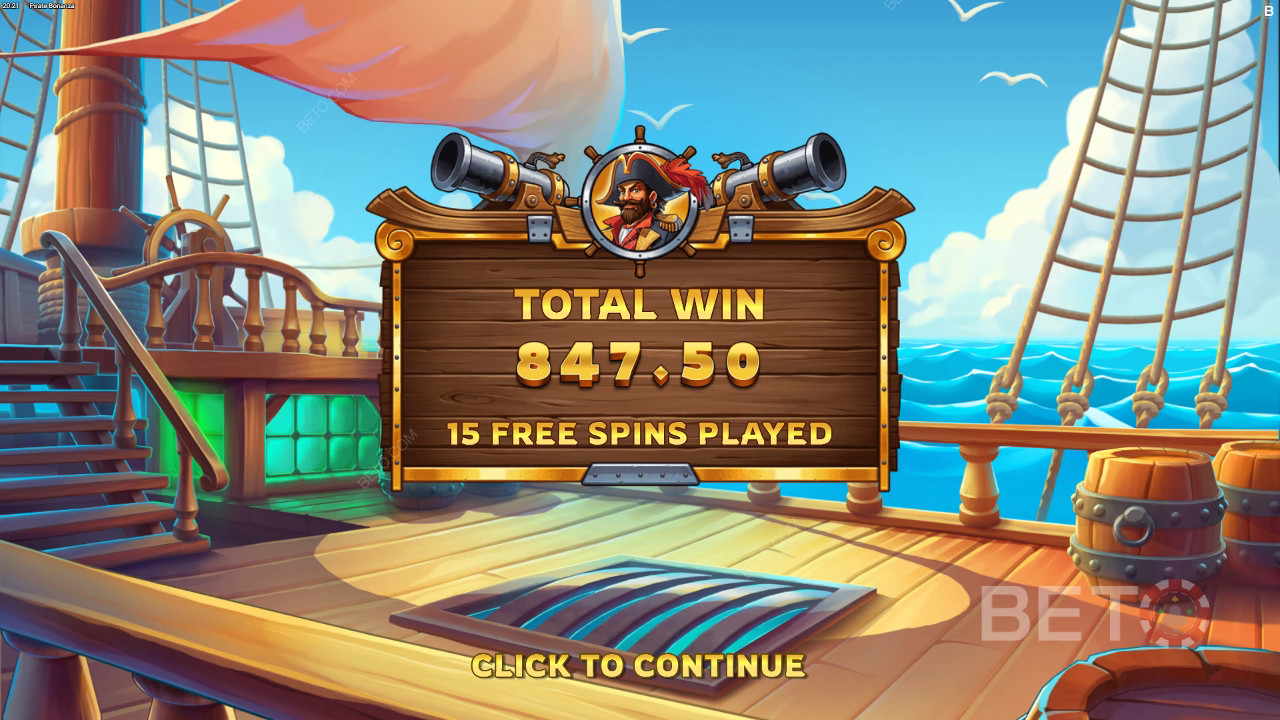Vysvětlení bonusových funkcí ve hře Pirate Bonanza od Backseat Gaming