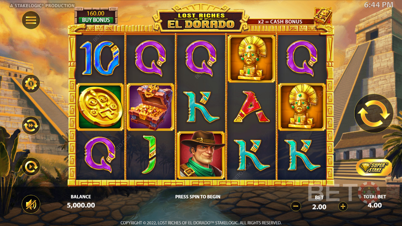Zlato je klíčovým prvkem použitým ve hře Lost Riches of El Dorado.