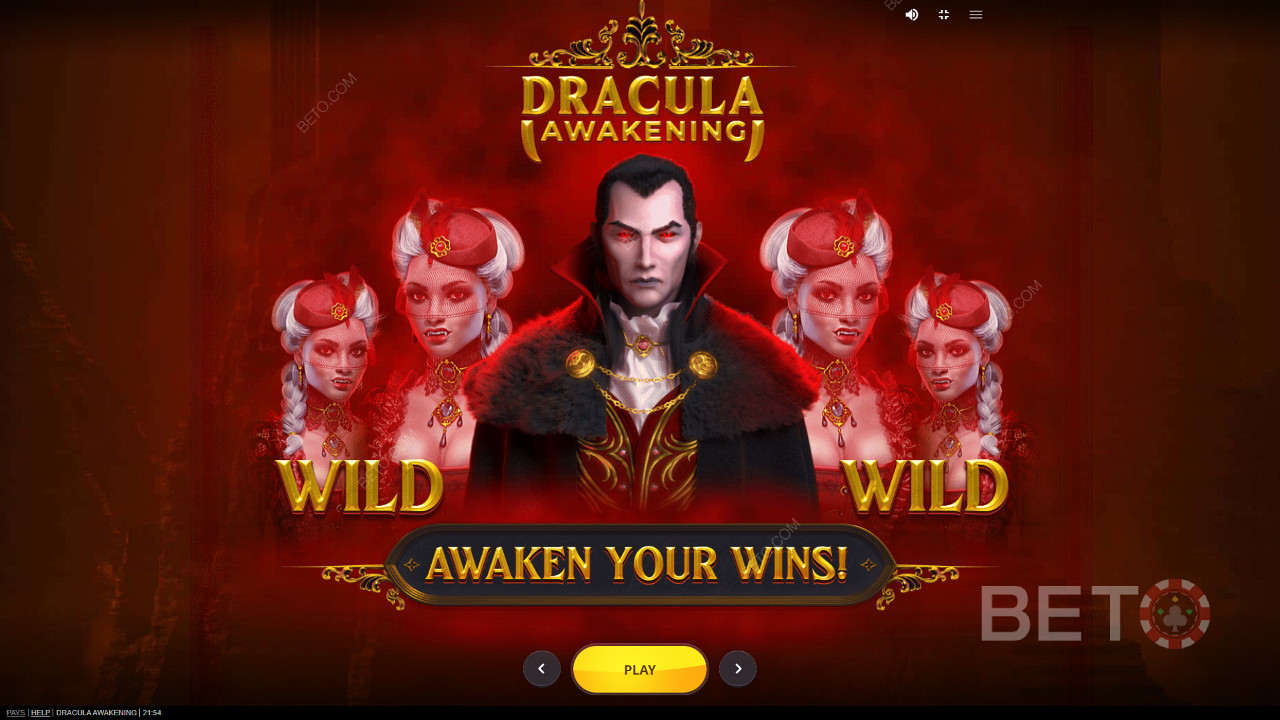 Zažijte sílu Drákuly v online slotu Dracula Awakening
