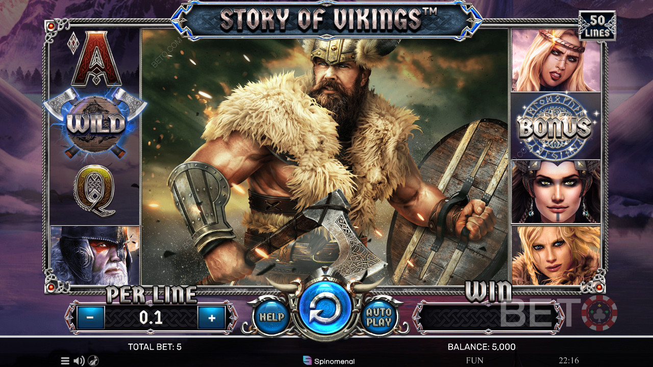 Zažijte severskou slávu a vyhrajte peněžní ceny v online slotu Story of Vikings