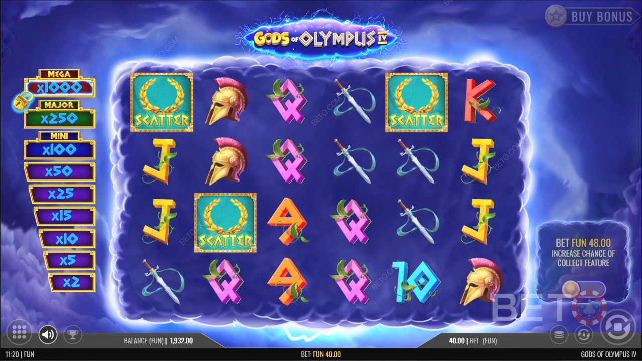 Bohové Olympu IV recenze BETO Slots