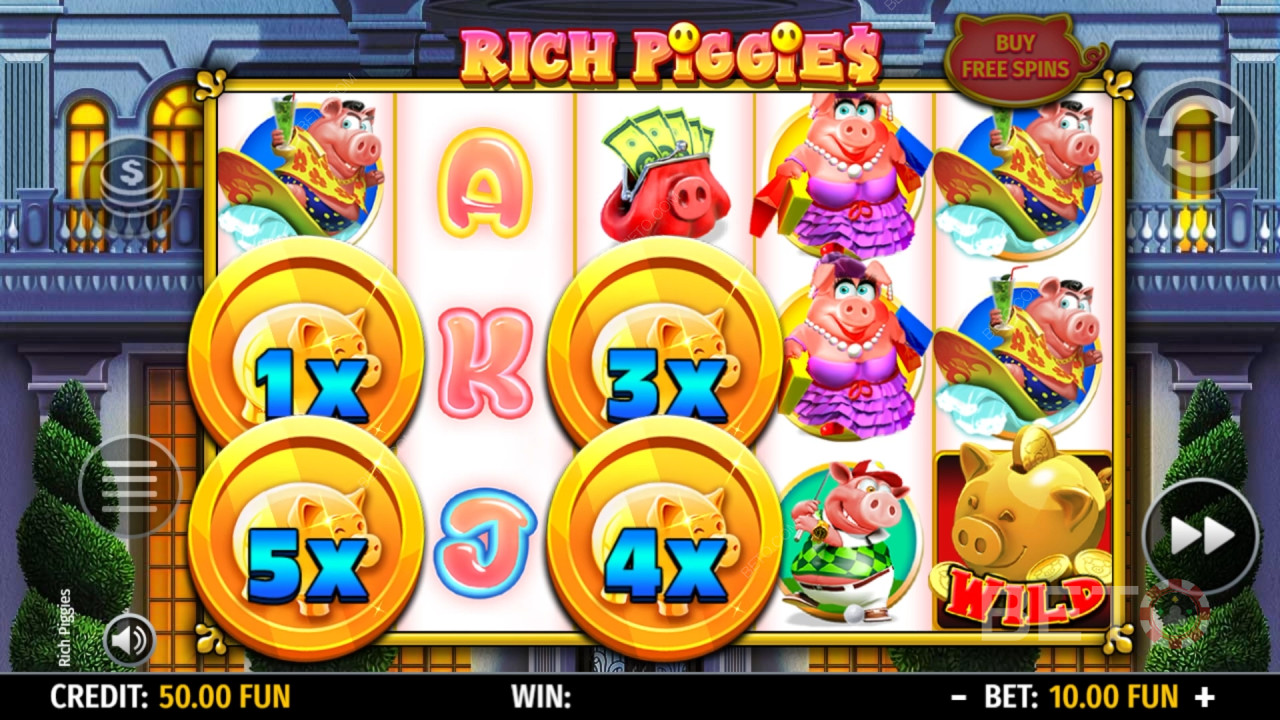 Rich Piggies Hrát Zdarma
