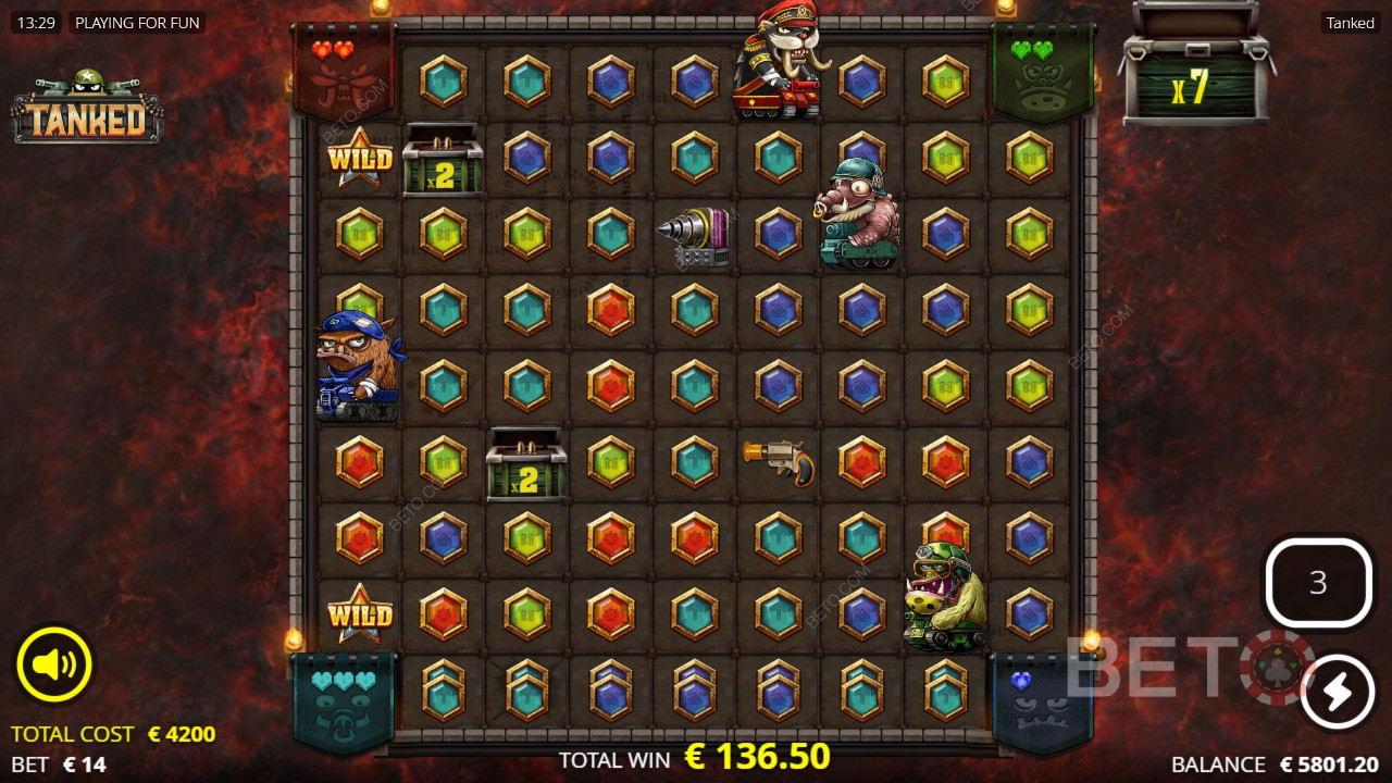 Vyhrajte 25 000x svou sázku v automatu Tanked!