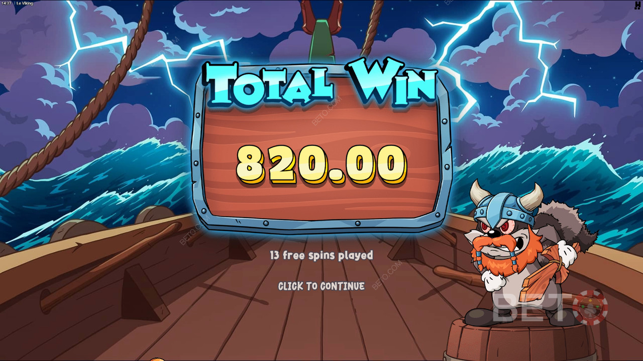 Vyhrajte 10 000x svou sázku v online automatu Le Viking!
