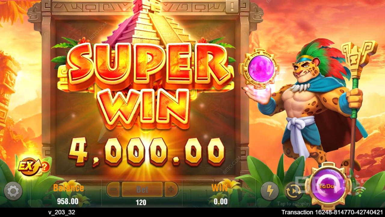 Vyhrajte 4 500x svou sázku ve video automatu Lucky Jaguar!