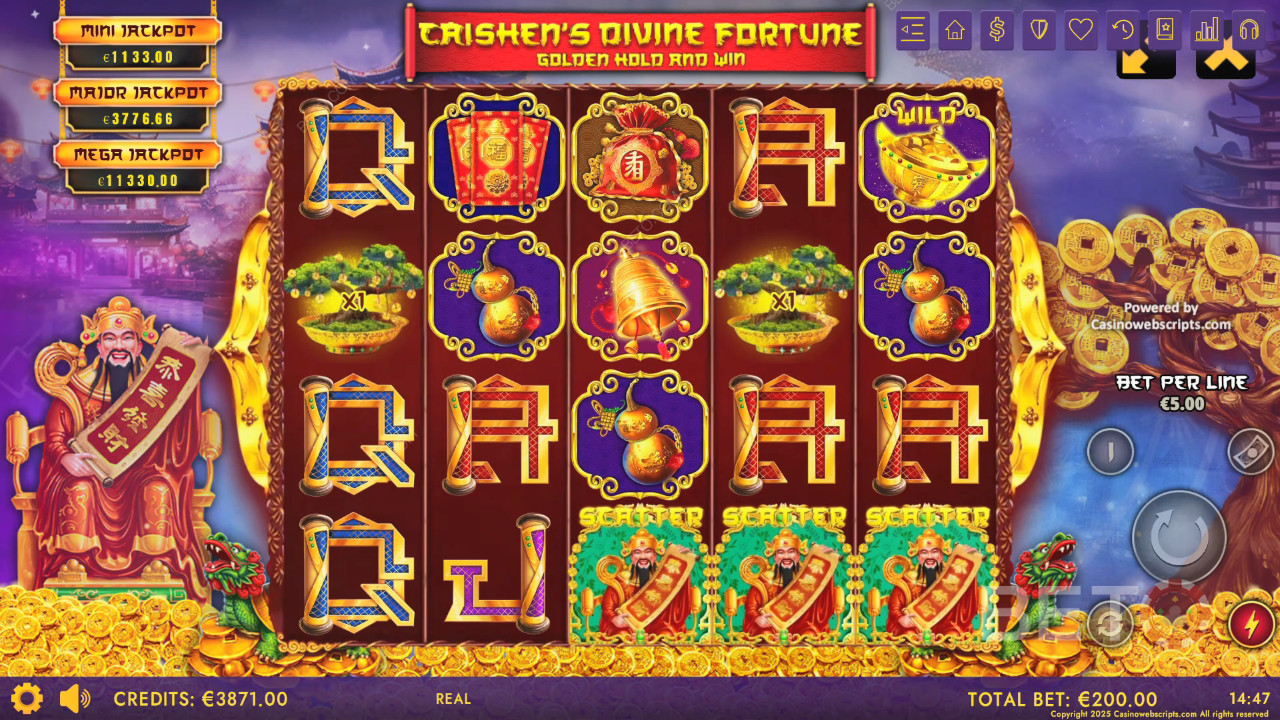 Caishen's Divine Fortune Hrát Zdarma