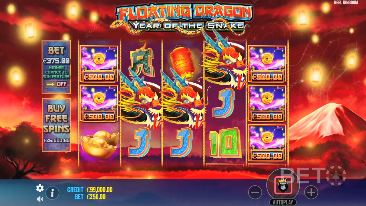 Floating Dragon Year of the Snake Recenze podle BETO Slots