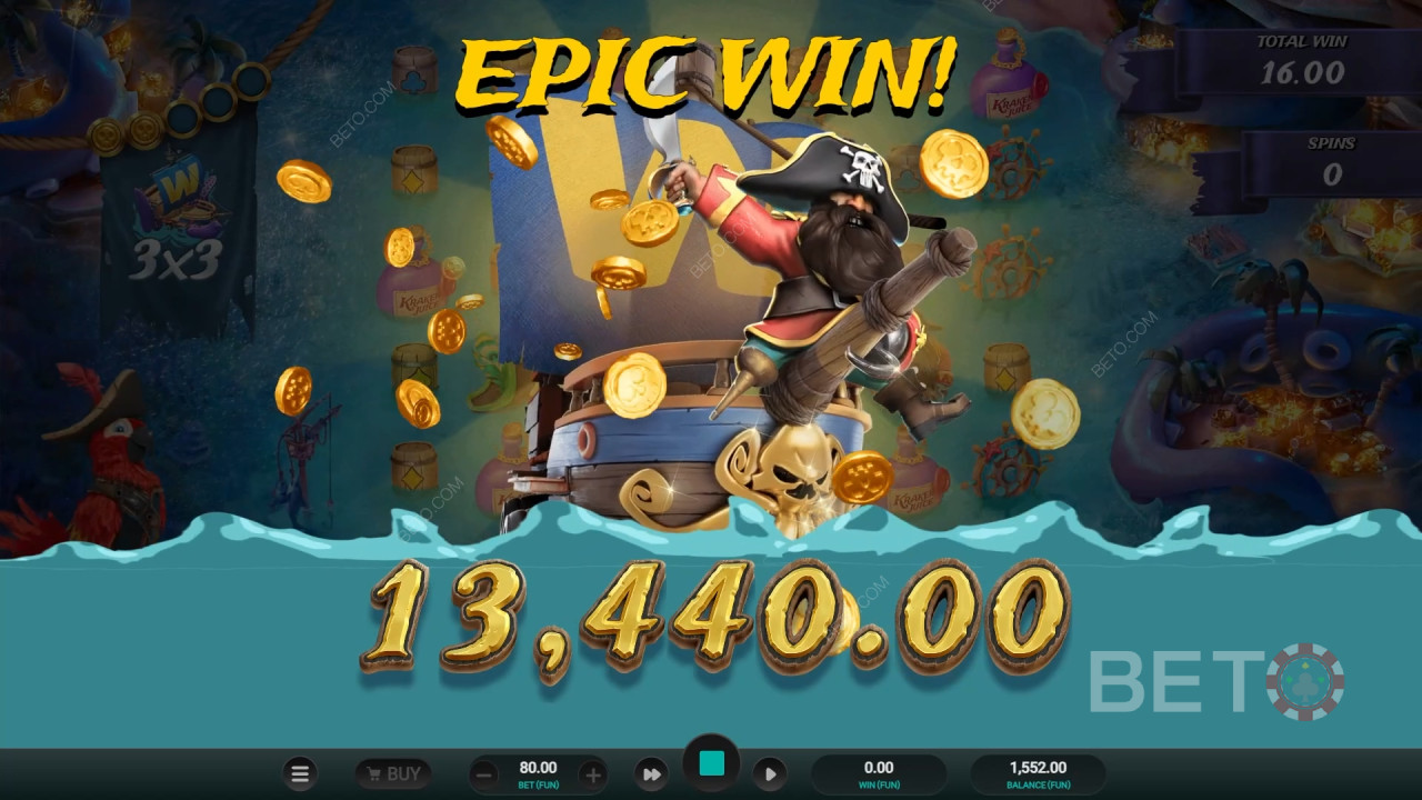 Vyhrajte 10 000x svou sázku ve video automatu Kraken