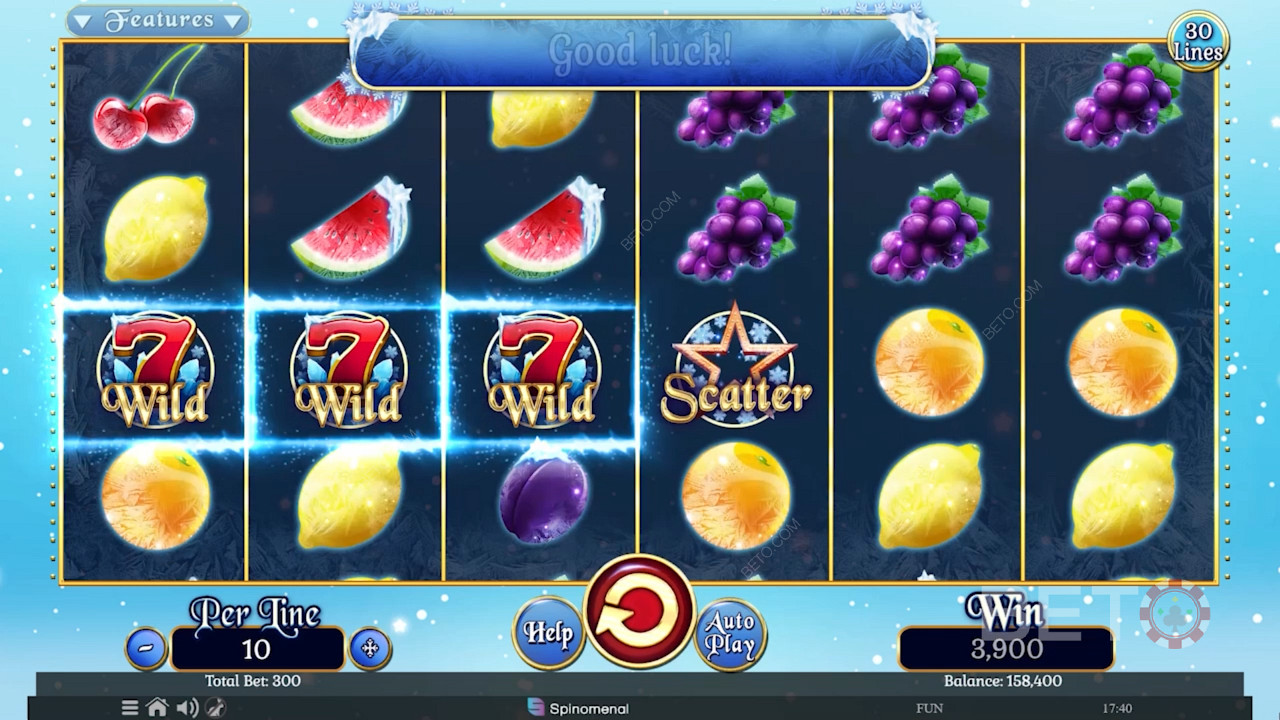 Fruits On Ice Collection 30 Lines Hrát Zdarma