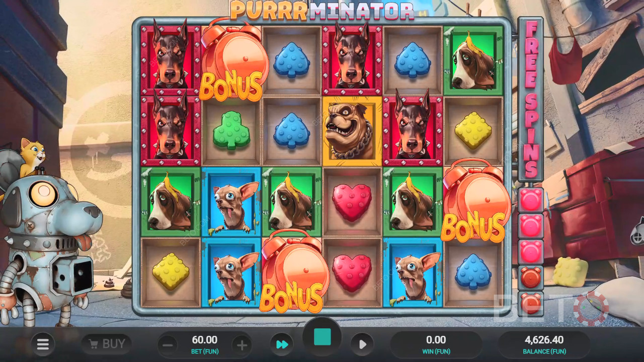 Purrrminator Recenze podle BETO Slots