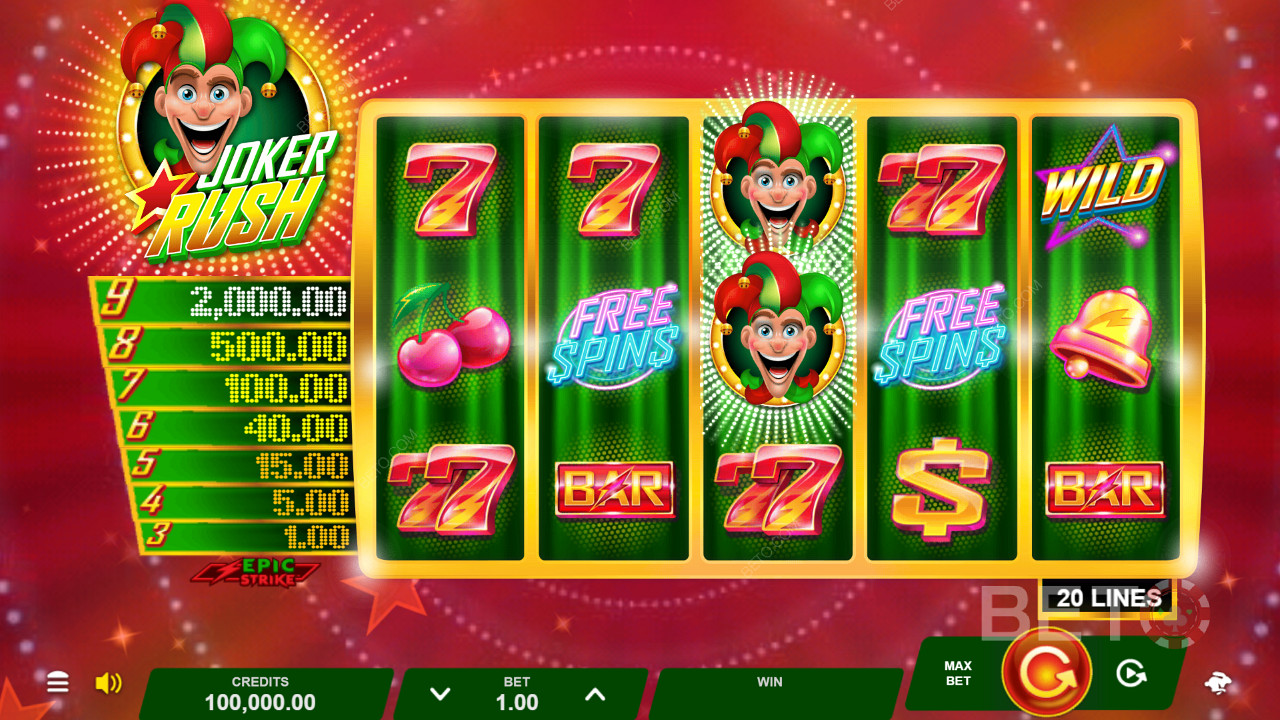 Joker Rush Hrát Zdarma