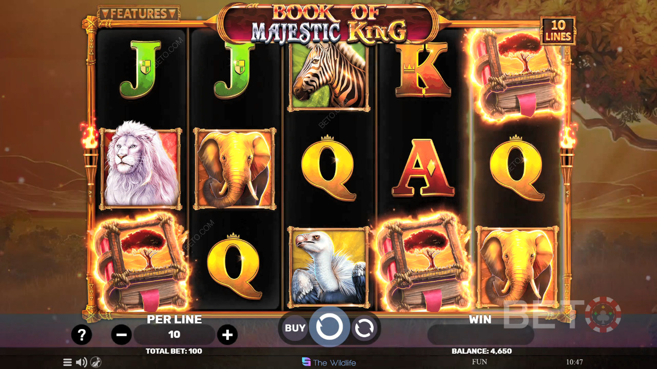 Book of Majestic King Recenze podle BETO Slots