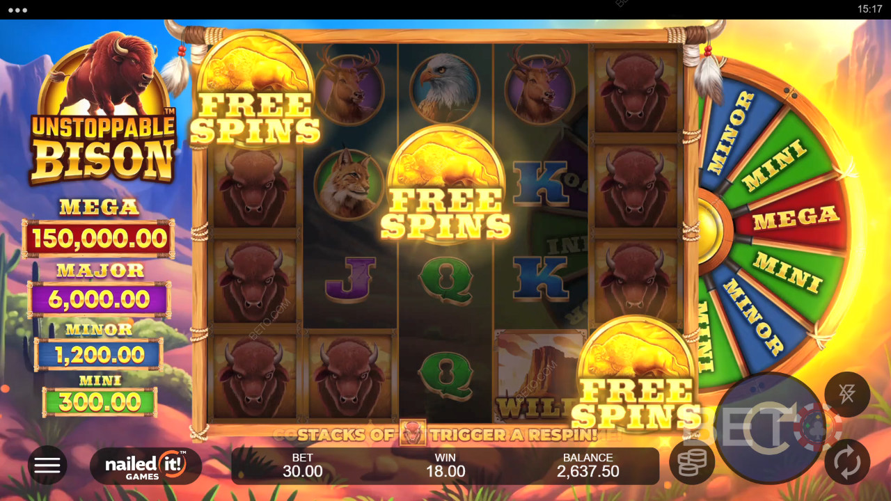 Unstoppable Bison Recenze podle BETO Slots