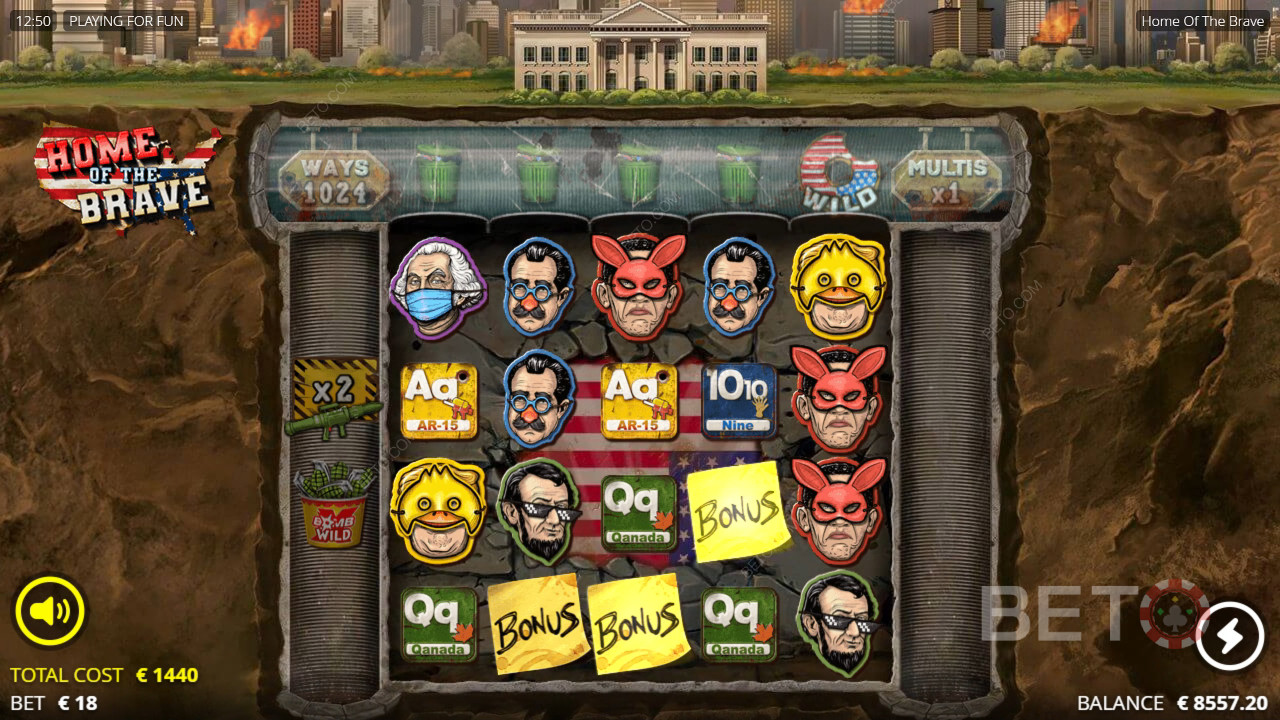 Home of the Brave Recenze podle BETO Slots