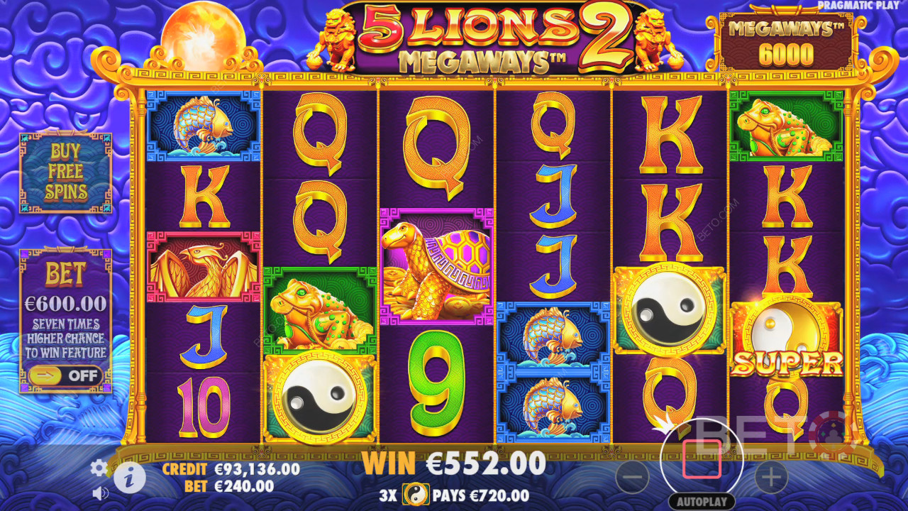 5 Lions Megaways 2 Recenze podle BETO Slots