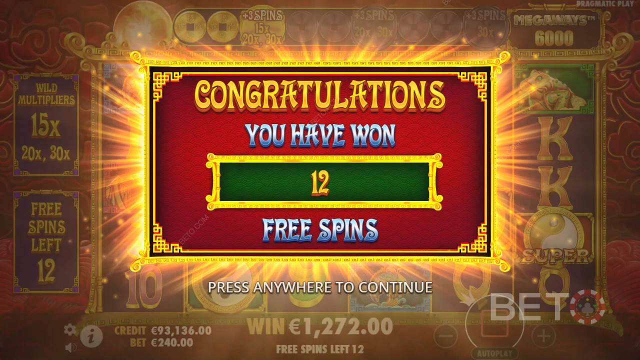 Vyhrajte 8 000x svou sázku ve hře 5 Lions Megaways 2 Slot Online!