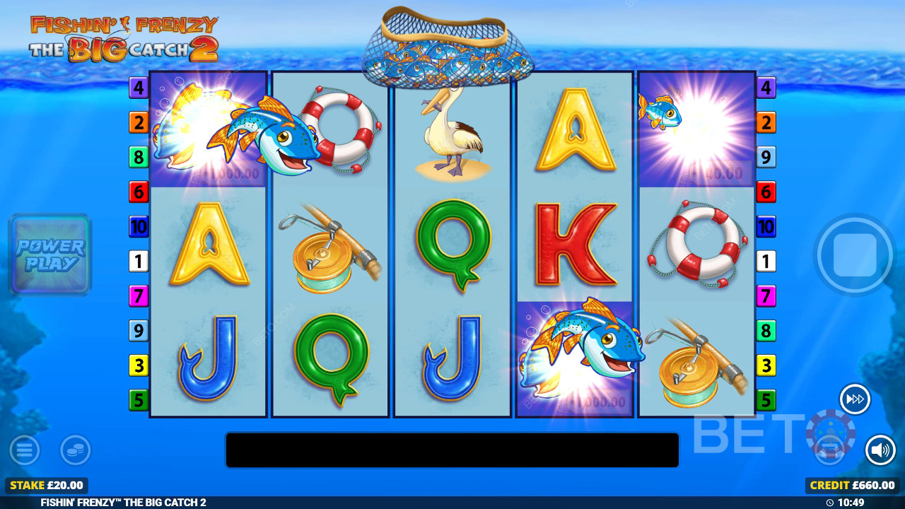 Vyhrajte 5000x svou sázku v online automatu Fishin Frenzy The Big Catch 2!