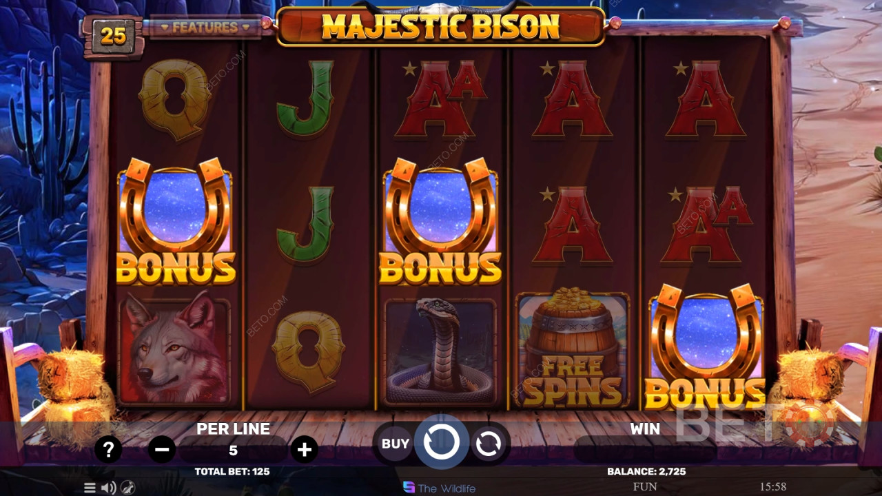Majestic Bison Recenze podle BETO Slots