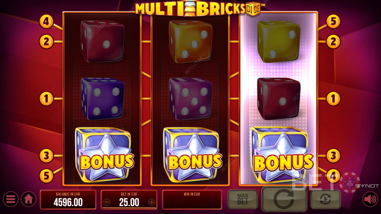 Multi Bricks Dice Recenze podle BETO Slots