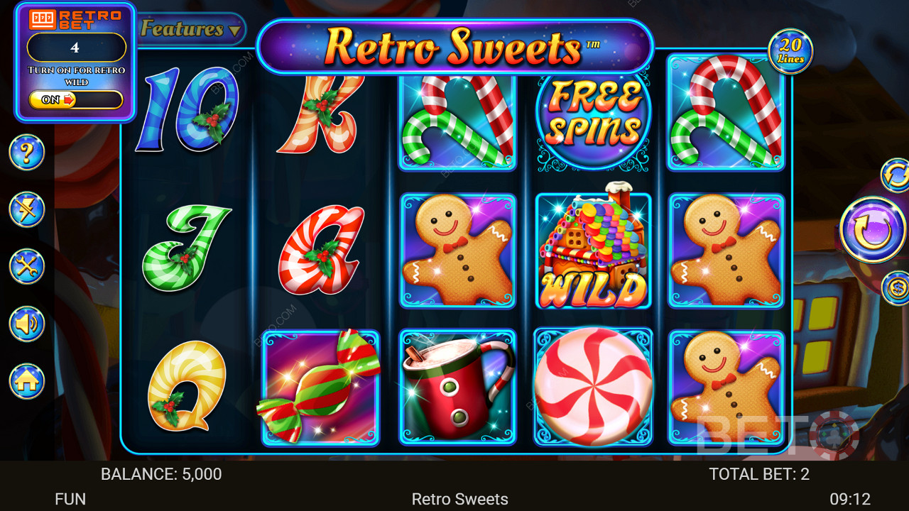 Retro Sweets Hrát Zdarma