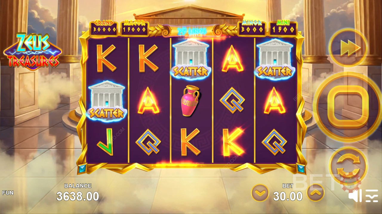 Zeus Treasures Hrát Zdarma
