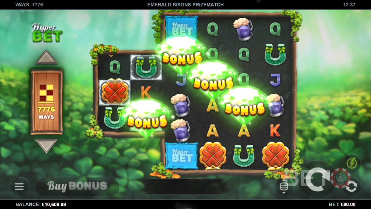 Emerald Bisons PrizeMatch Recenze podle BETO Slots