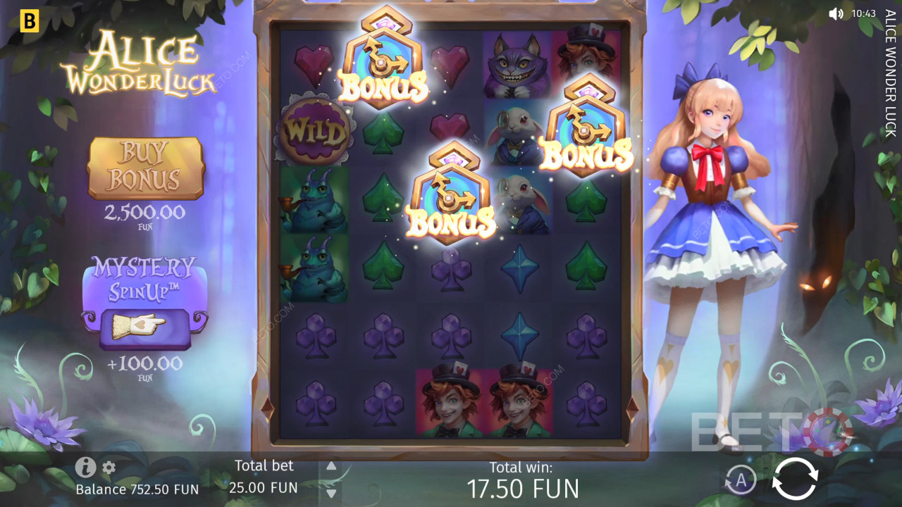 Alice WonderLuck Recenze podle BETO Slots