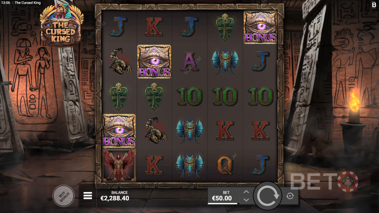 Prokletý král Recenze podle BETO Slots