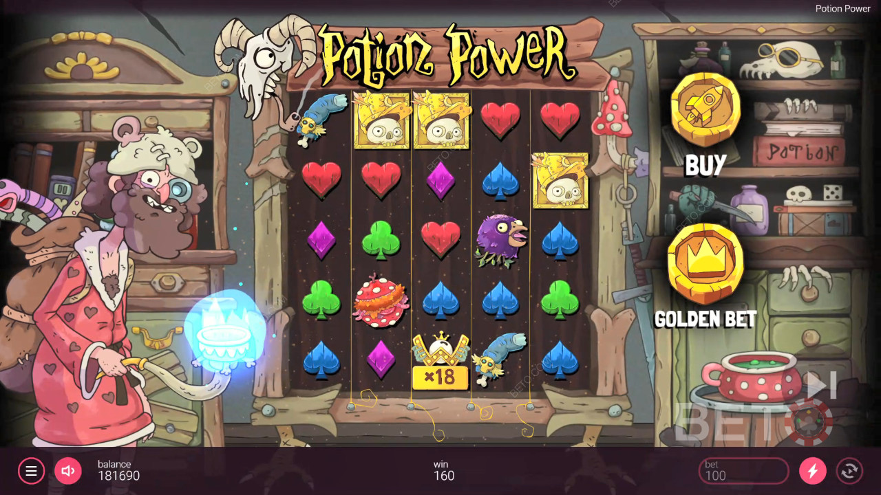 Potion Power Recenze podle BETO Slots