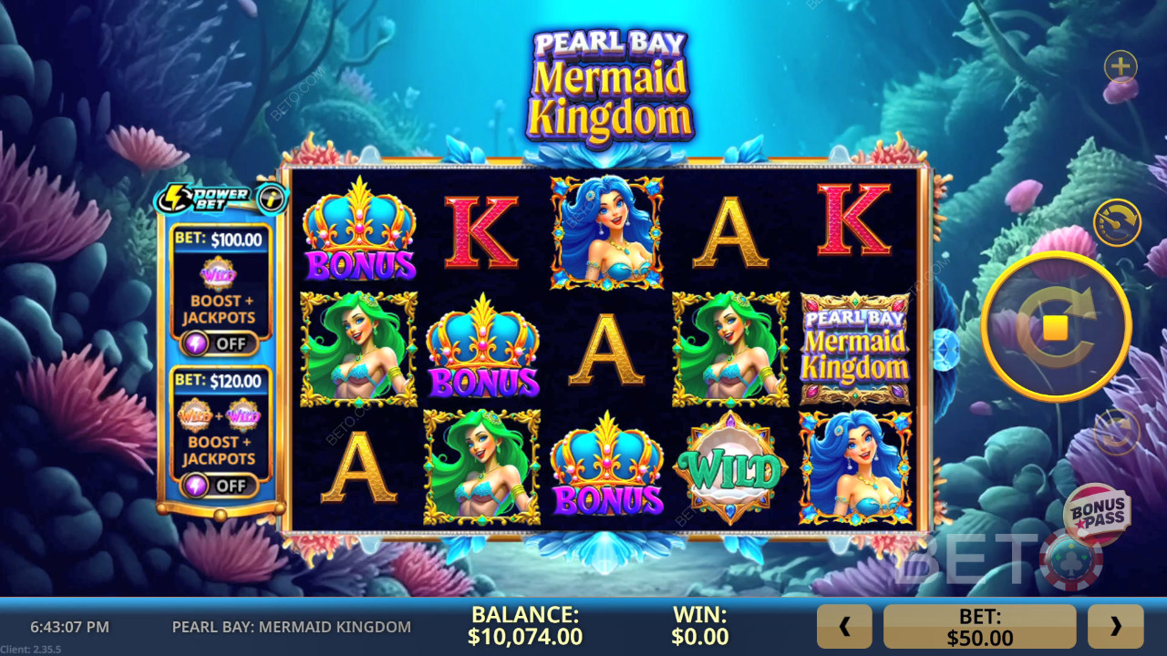 Pearl Bay: Království mořských panen Recenze podle BETO Slots