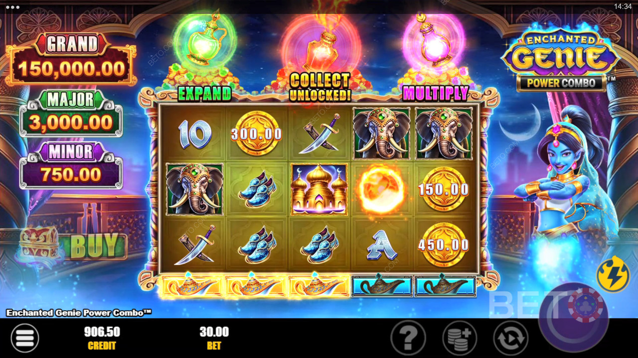Enchanted Genie Power Combo Recenze podle BETO Slots