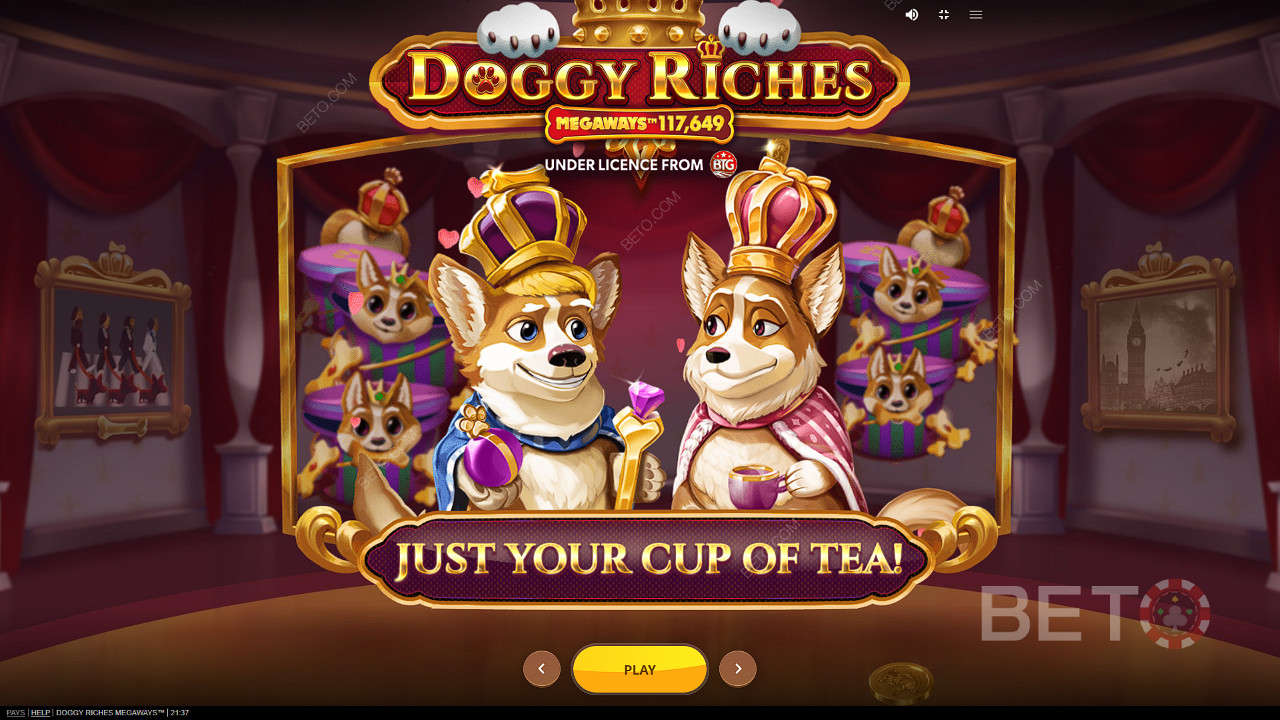 Ve slotu Doggy Riches Megaways se můžete těšit na řadu výkonných funkcí.