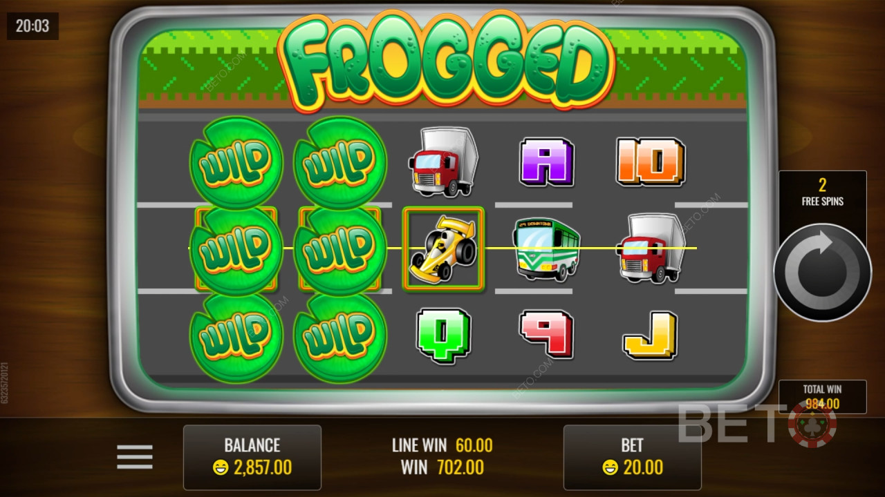 Frogged Recenze podle BETO Slots