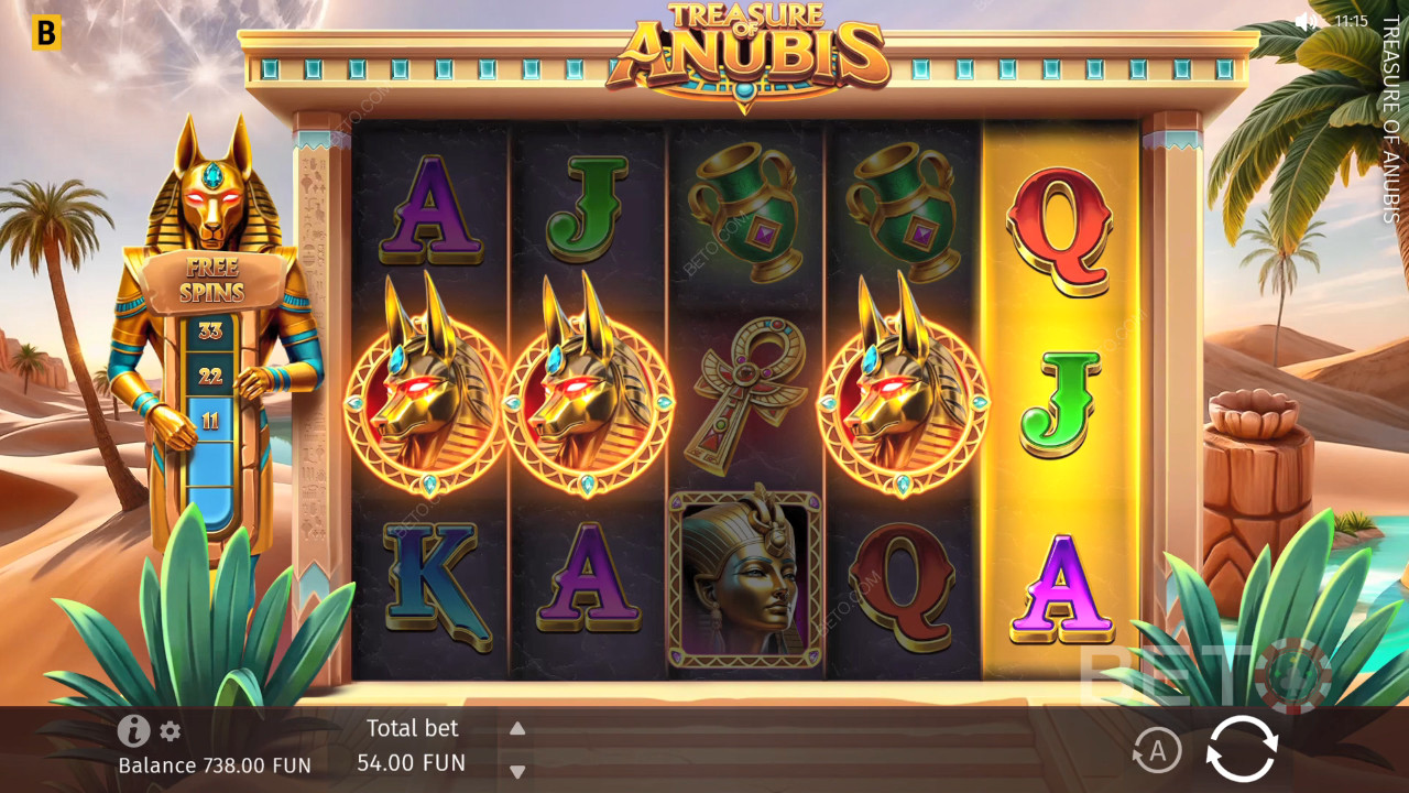Treasure of Anubis Recenze podle BETO Slots
