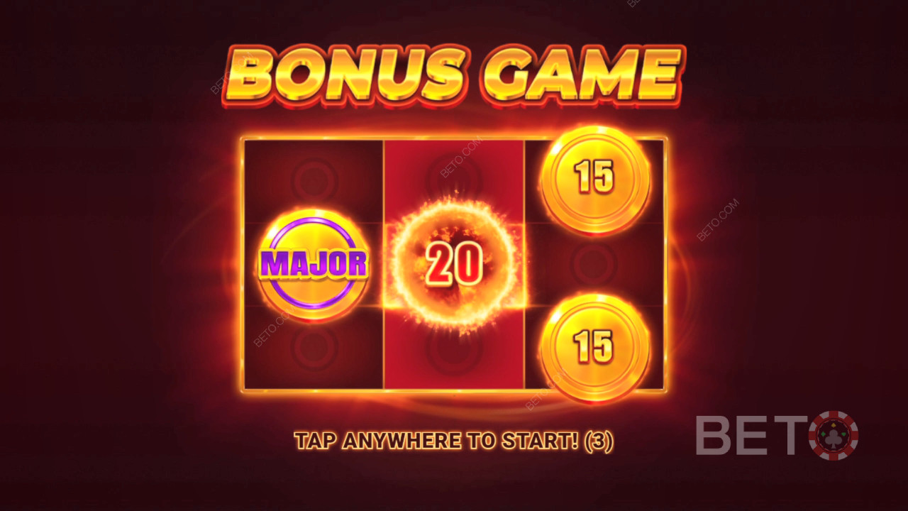 Vysvětlení bonusových funkcí v Power Sun od 3 Oaks Gaming