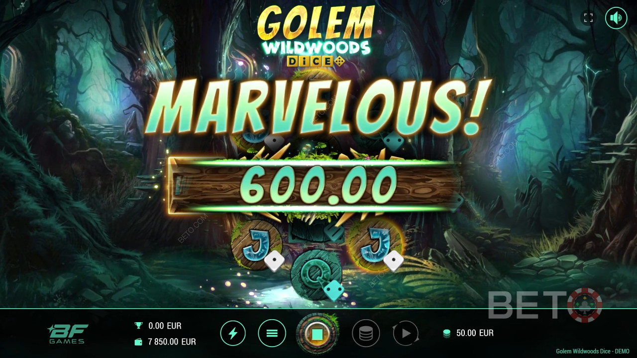 Golem Wildwoods Dice Recenze podle BETO Slots
