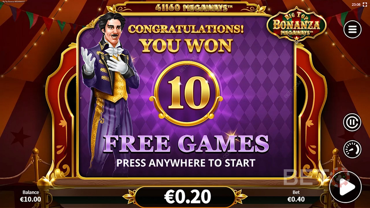 Odemknutí kola Free Spins přináší až 16 Free Spins a nejlepší herní bonusy.