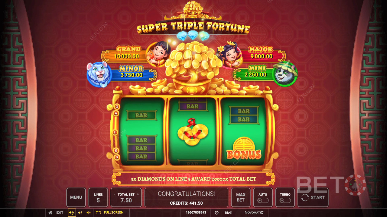 Super Triple Fortune Recenze podle BETO Slots