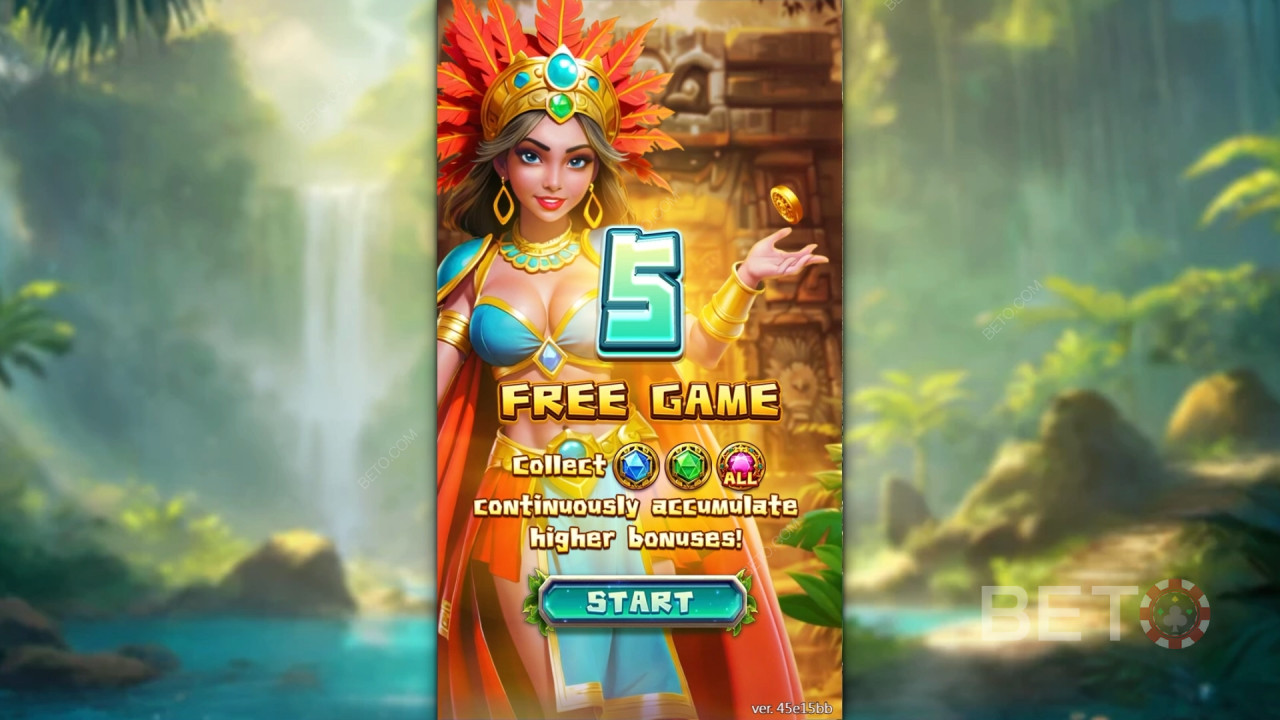 Vysvětlení bonusových funkcí ve hře Queen of Inca od Fa Chai Gaming